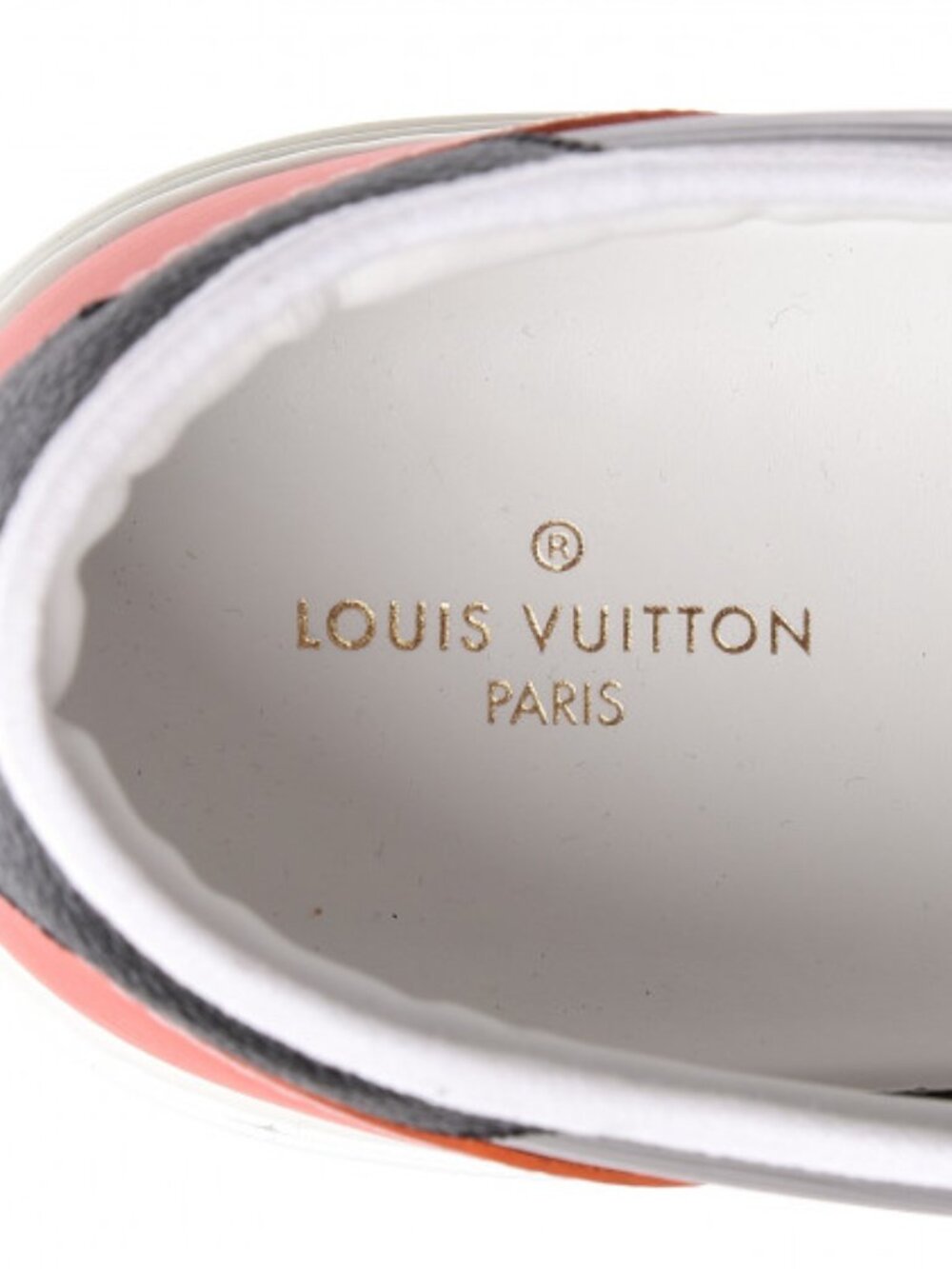 Louis Vuitton Epi Monogram Eclipse Trocadero Mens Shoes Sneaker LV 12 USA 13 - Picture 6 of 9